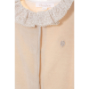 Cream velour flower collar outfit