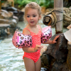 Rose gold Panther print Armbands 2-6 years