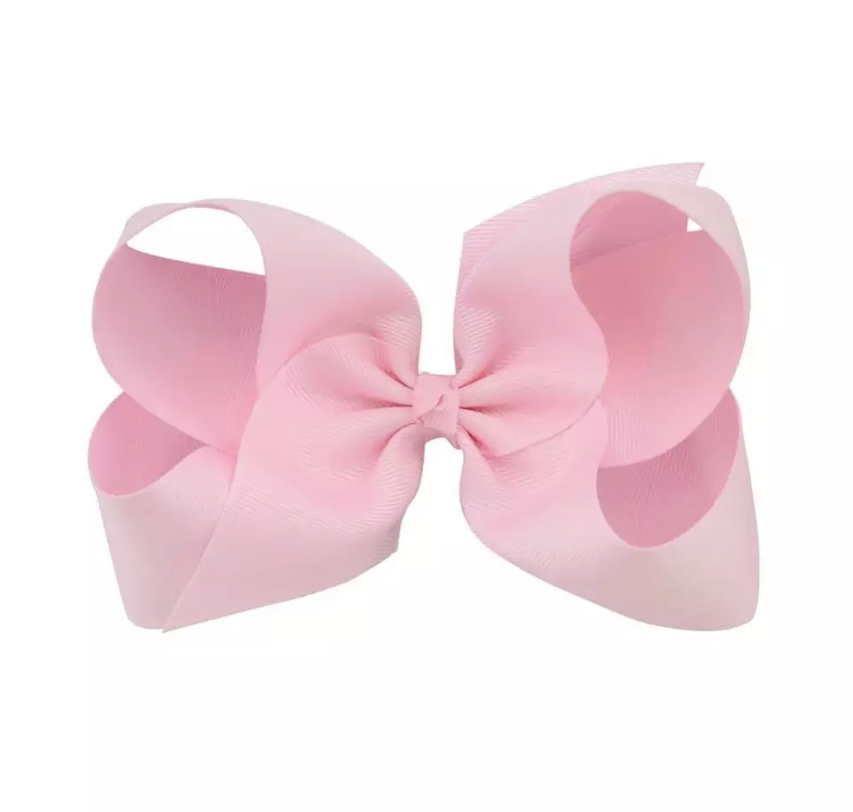 Pink XL Bow hair clip