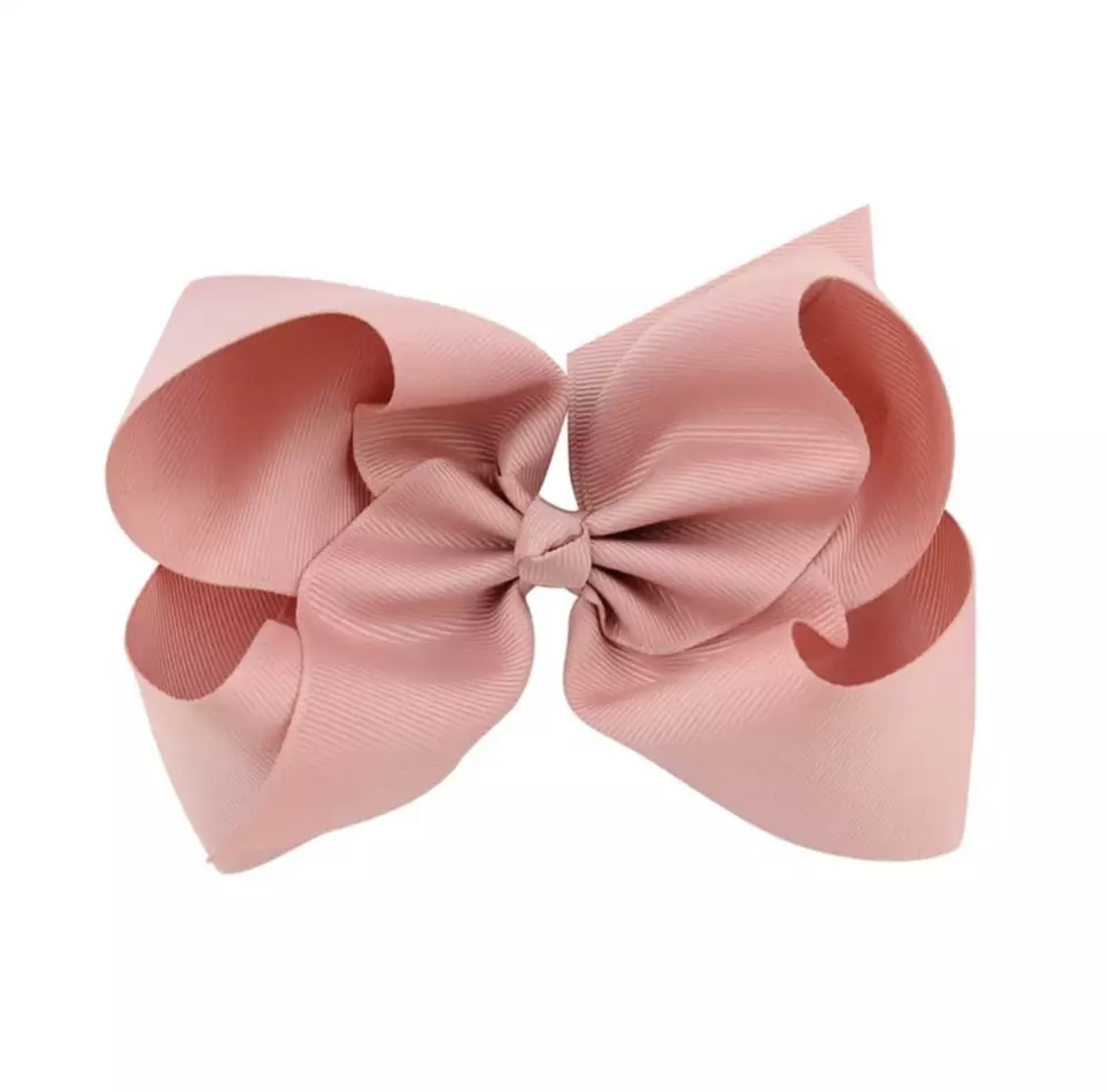 Old Pink XL bow hair clip