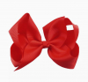 Red XL bow hairclip