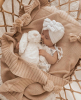 Baby Turban Bows 6-18M white