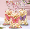 Transparent butterfly birthday treat bags 25PC