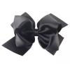 Large double bow hairclip black