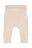 Beige pearl button baby pants