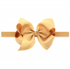 XL bow hair band Goldish