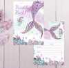 Birthday party invite Mermaid 12PC